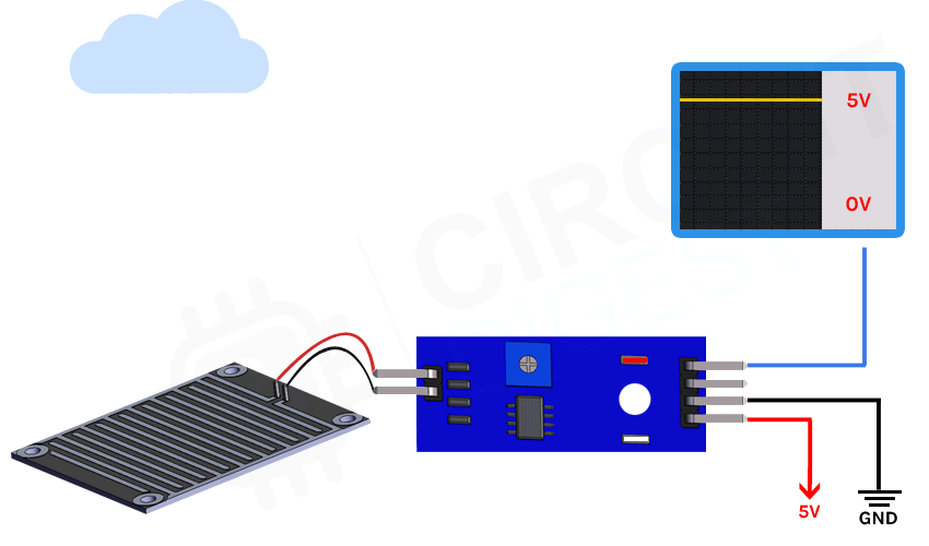 حسگر تشخیص باران مدل HW-028