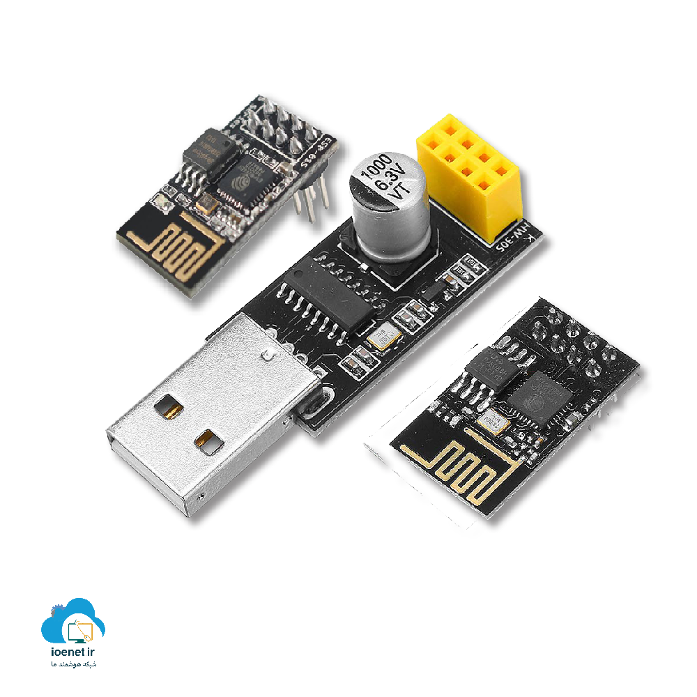 ماژول پروگرامر و مبدل ESP01/ESP01S به USB