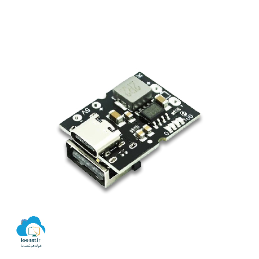 ماژول پاوربانک باتری لیتیومی 5V 2A با Type-C