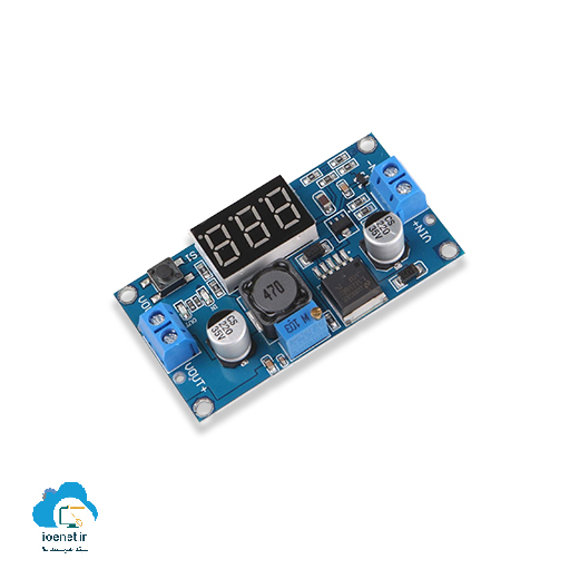 ماژول کاهنده ولتاژ مدل LM2596 با نمایشگر 